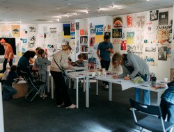 Майстерклас для дітей з керівником харківської художньої студії AzaNiziMaza Миколою Коломійцем - фото 21