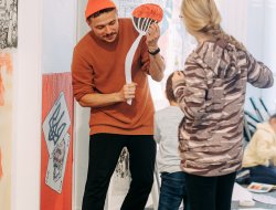 Майстерклас для дітей з керівником харківської художньої студії AzaNiziMaza Миколою Коломійцем - фото 9