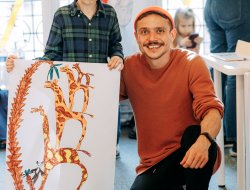 Майстерклас для дітей з керівником харківської художньої студії AzaNiziMaza Миколою Коломійцем - фото 4