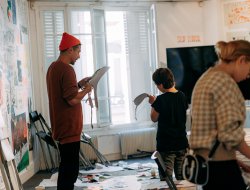 Майстерклас для дітей з керівником харківської художньої студії AzaNiziMaza Миколою Коломійцем - фото 2