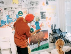 Майстерклас для дітей з керівником харківської художньої студії AzaNiziMaza Миколою Коломійцем - фото 7